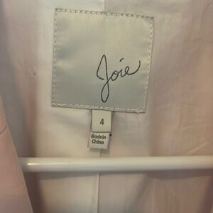 Joie brand.Never worn. Lightpink blazer/blush. Purchased from Saks Fifth Avenue.